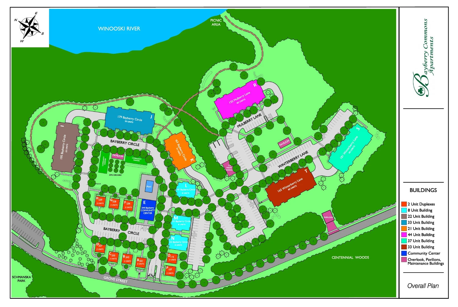Bayberry Apartments Map
